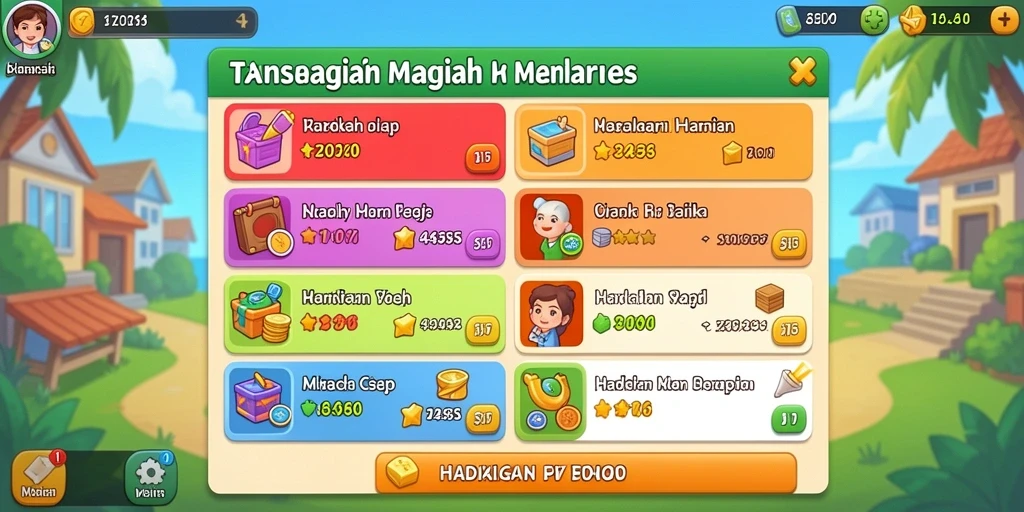 Misi harian menambah tantangan dan keseruan bermain.