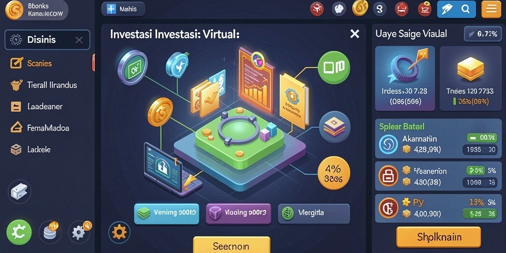 Screenshot dari salah satu level menantang dalam game.