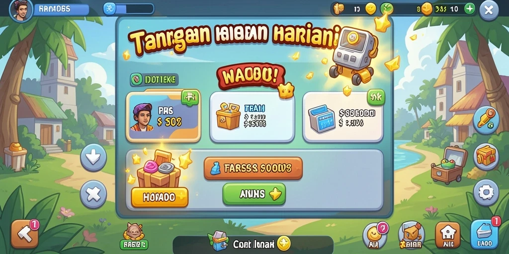 Screenshot menunjukkan leaderboard dengan peringkat pemain.