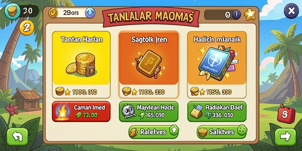 Misi menantang yang menguji keterampilan Anda.